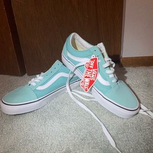 Old Skool Vans - Scuba Blue / White